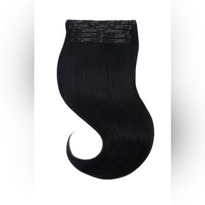 GLAM SEAMLESS 20 INCH JET BLACK HAIR EXTENSIONS